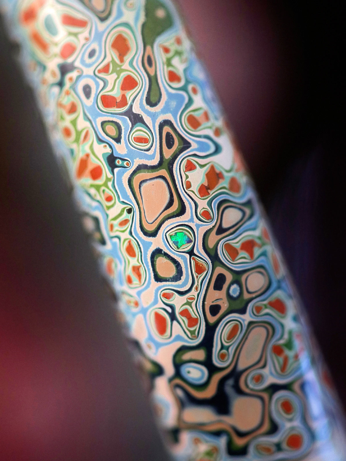 Natural Lacquer Artisan Bracelet(Inkwell Depths)