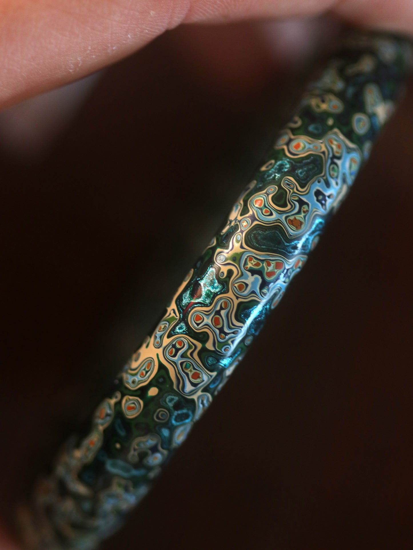 Natural Lacquer Artisan Bracelet(Imperial Haze)